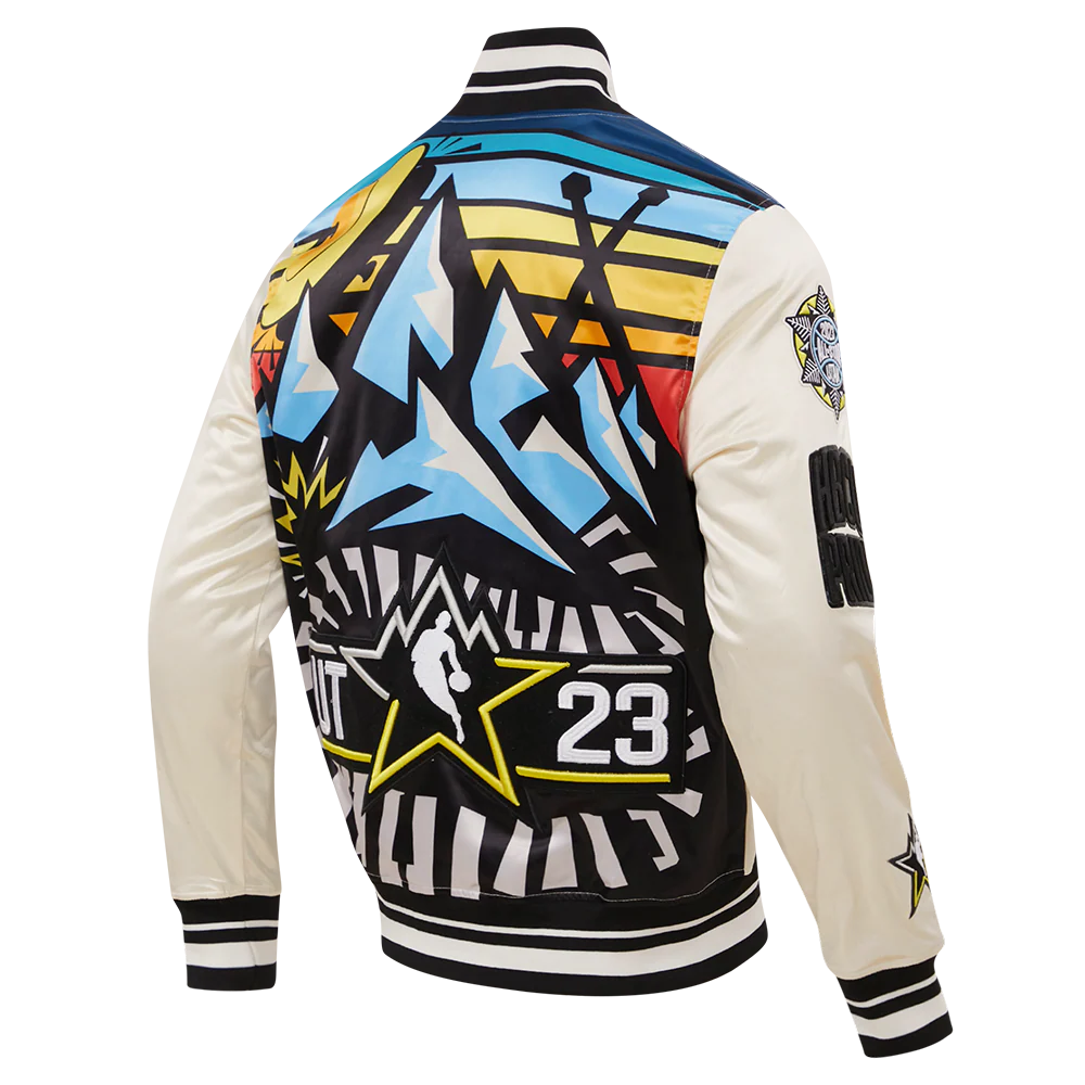 NBA X HBCU ALL STAR 2023 MEN'S RIB SATIN JACKET