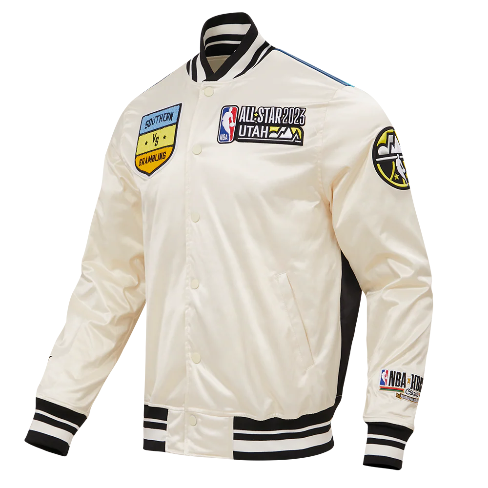 NBA X HBCU ALL STAR 2023 MEN'S RIB SATIN JACKET