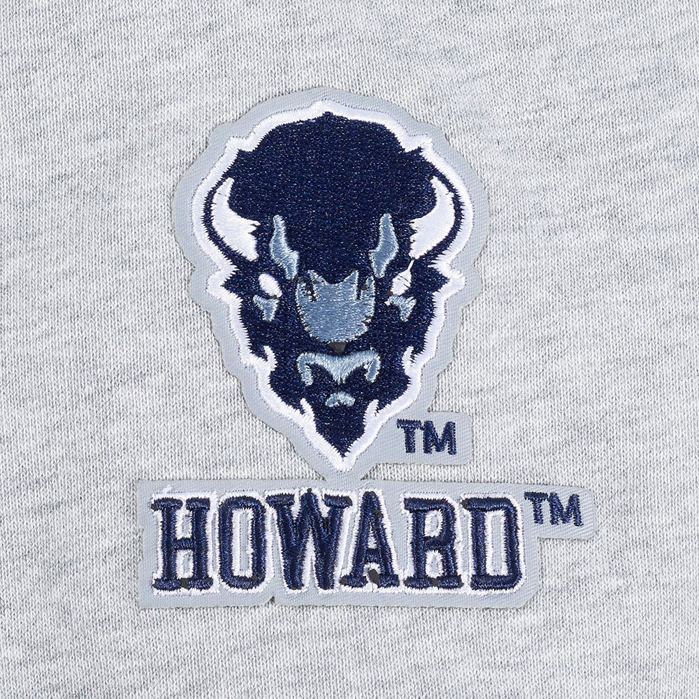 HOWARD UNIVERSITY CLASSIC WOMEN'S FLEECE HOODIE DRESS