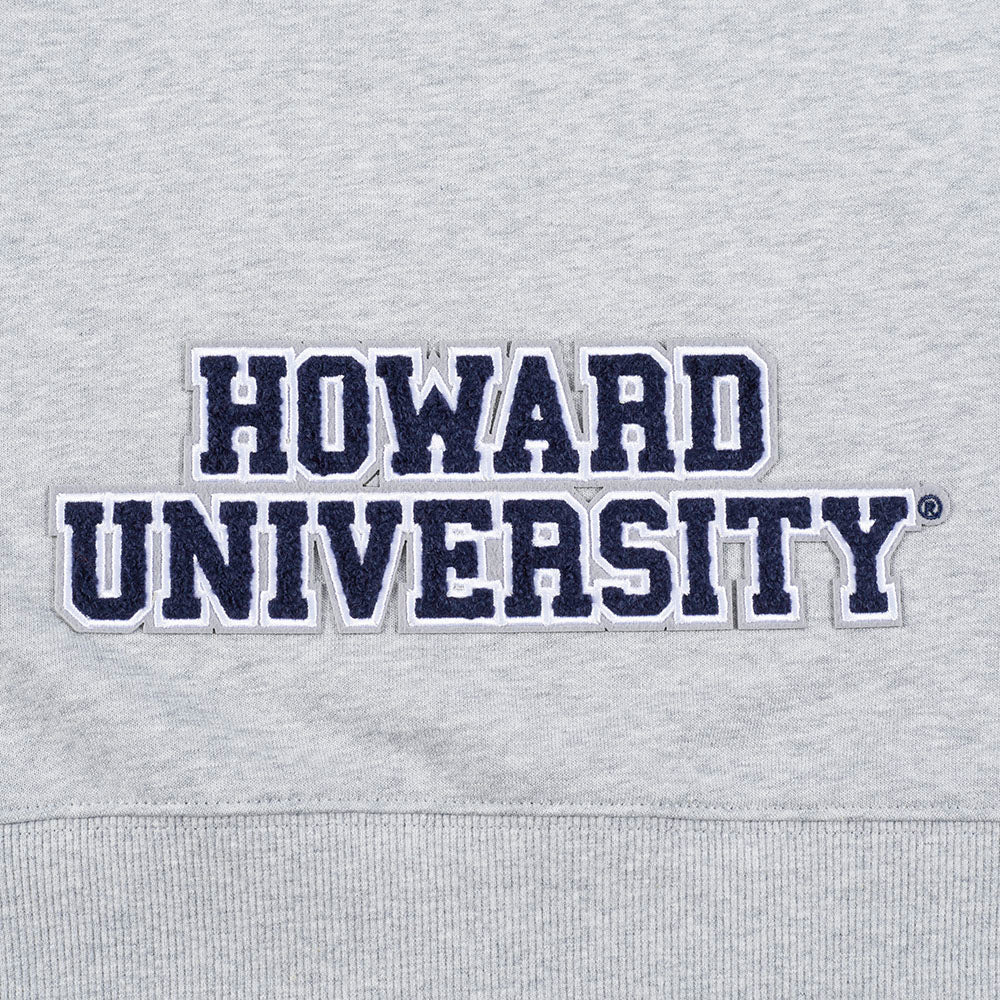 HOWARD UNIVERSITY CLASSIC WOMEN'S FLEECE HOODIE DRESS