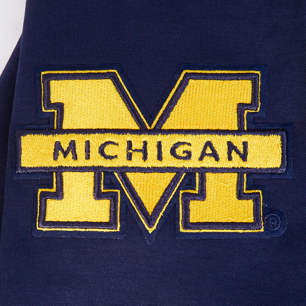 UNIVERSITY OF MICHIGAN CLASSIC MEN'S FULL ZIP PULLOVER HOODIE