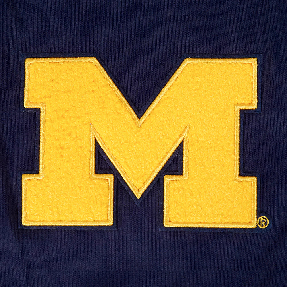 UNIVERSITY OF MICHIGAN CLASSIC MEN'S FULL ZIP PULLOVER HOODIE