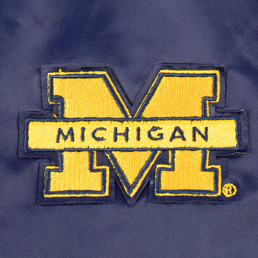 UNIVERSITY OF MICHIGAN CLASSIC WOMEN'S RIB SATIN JACKET