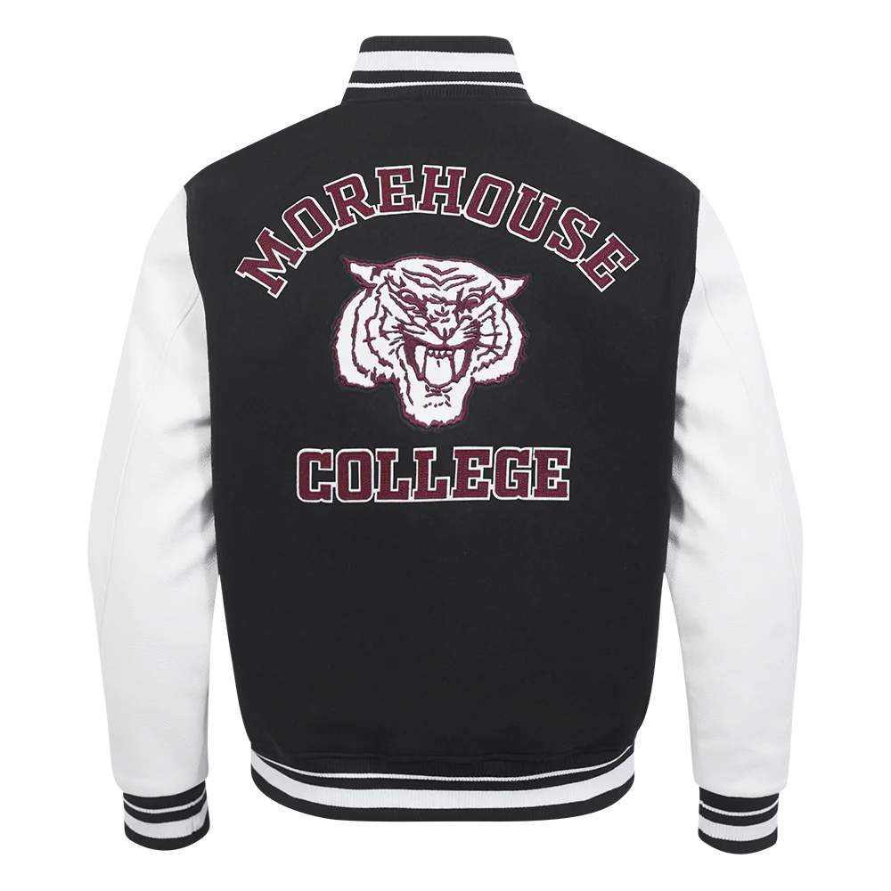 MOREHOUSE COLLEGE CLASSIC RIB WOOL VARSITY JACKET
