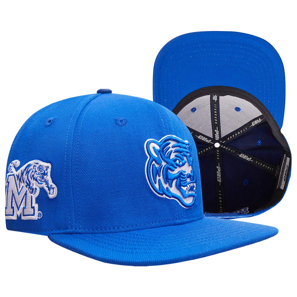 UNIVERSITY OF MEMPHIS CLASSIC UNISEX PRIMARY LOGO WOOL SNAPBACK HAT