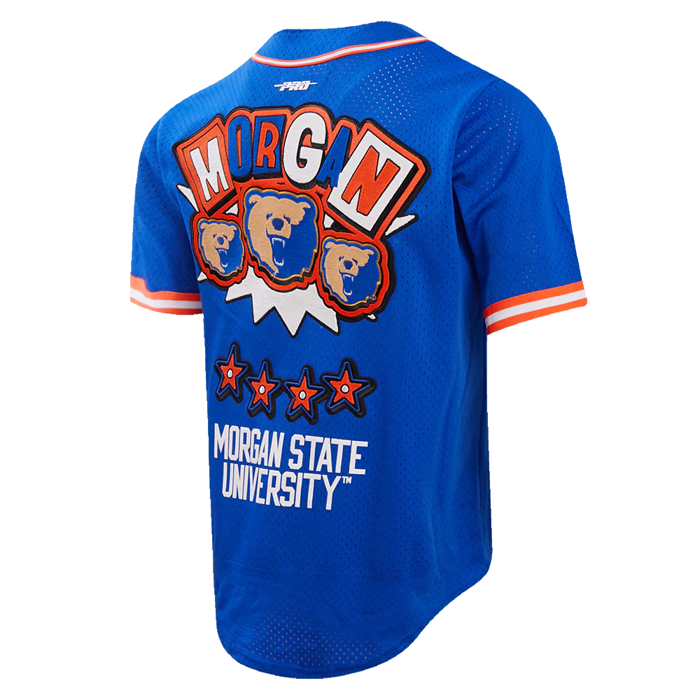 MORGAN STATE UNIVERSITY HOMECOMING MEN'S MESH BUTTON DOWN SHIRT