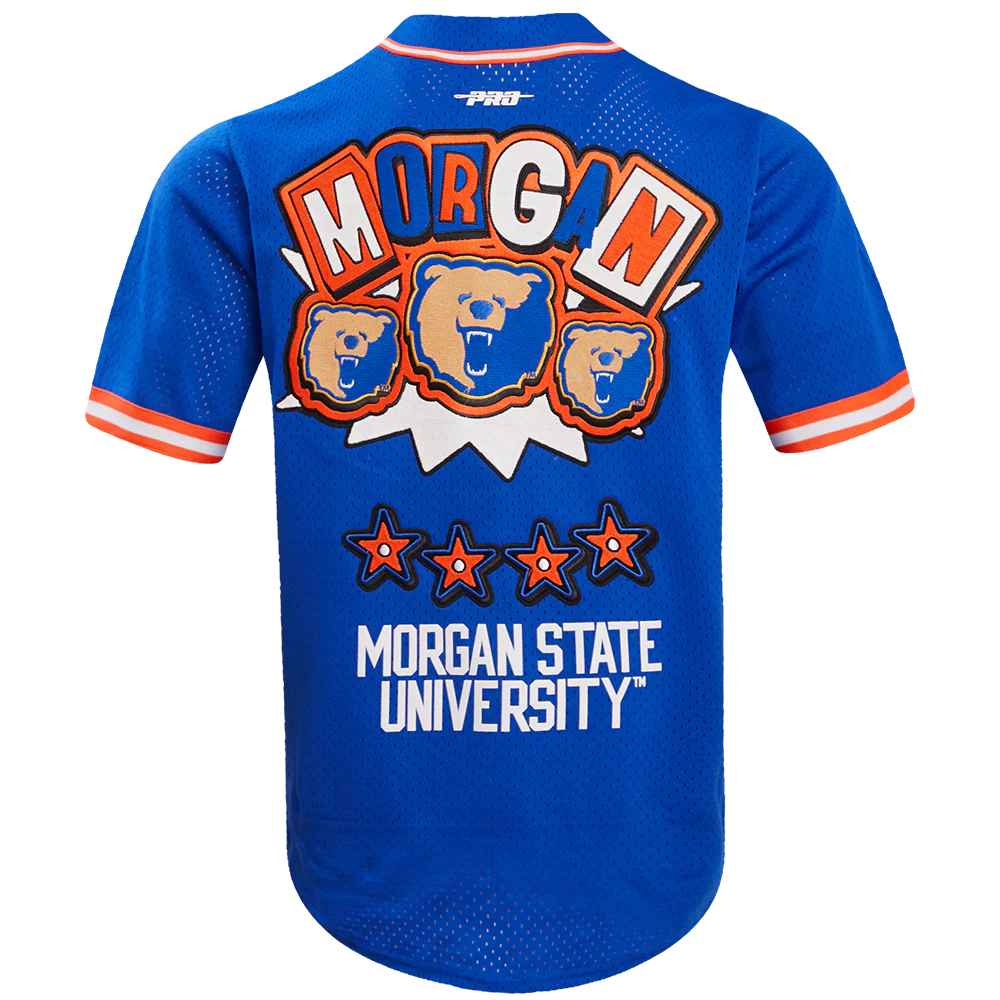 MORGAN STATE UNIVERSITY HOMECOMING MEN'S MESH BUTTON DOWN SHIRT