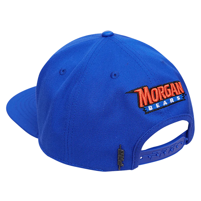 MORGAN STATE UNIVERSITY CLASSIC UNISEX STACKED LOGO WOOL SNAPBACK HAT