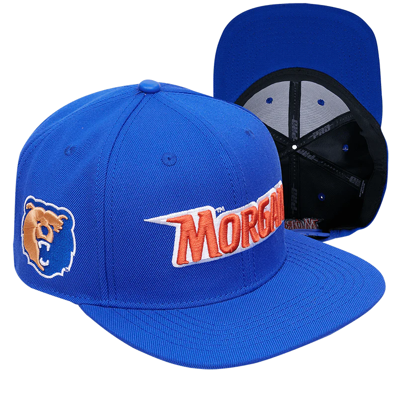 MORGAN STATE UNIVERSITY CLASSIC UNISEX STACKED LOGO WOOL SNAPBACK HAT