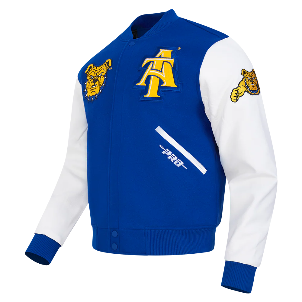 NORTH CAROLINA A&T STATE UNIVERSITY CLASSIC WOOL VARSITY JACKET