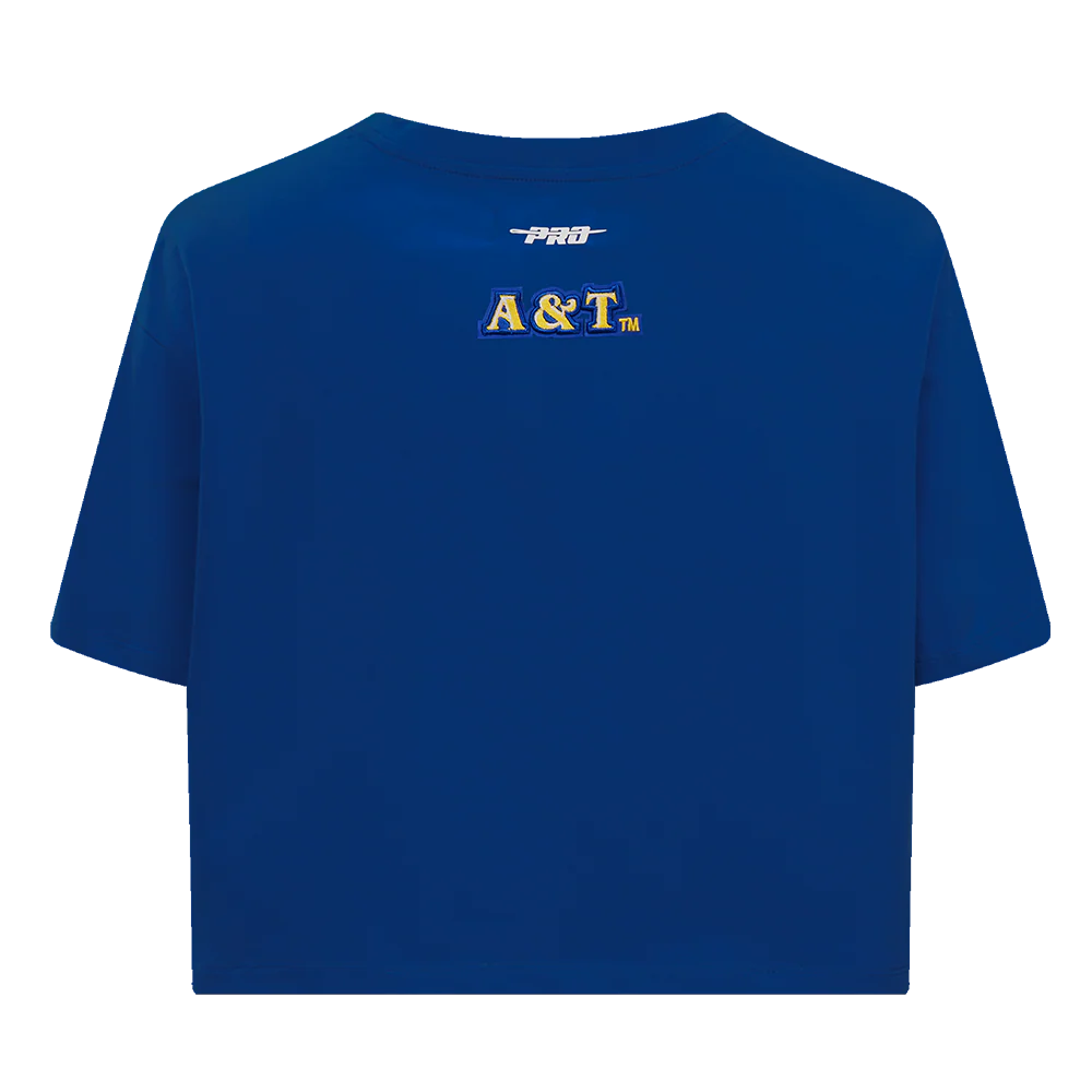 NORTH CAROLINA A&T STATE UNIVERSITY CLASSIC WOMEN'S SINGLE JERSEY BOXY TEE