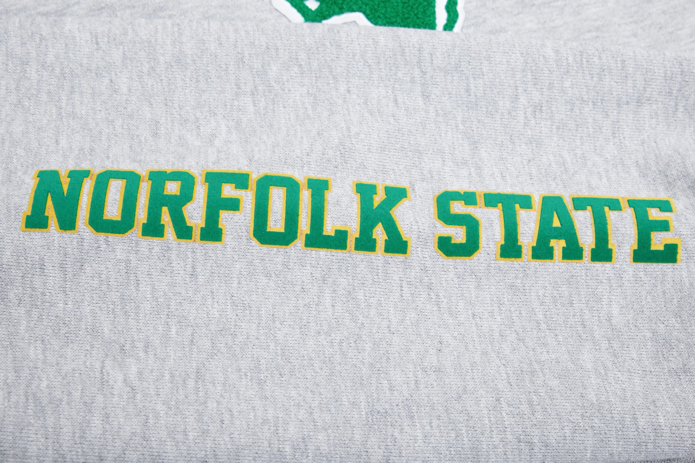 NORFOLK STATE UNIVERSITY CLASSIC MEN'S STACKED LOGO CREWNECK