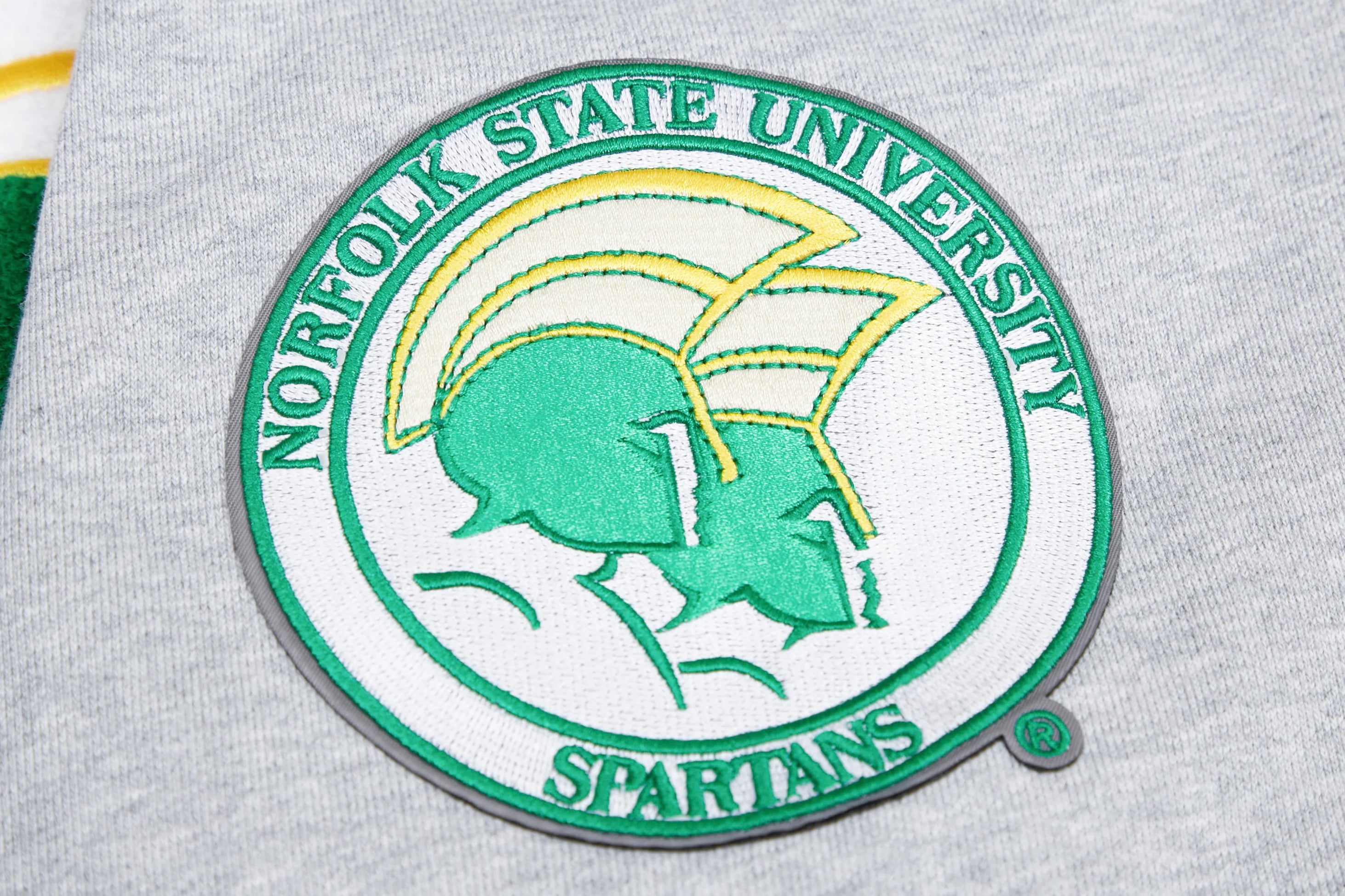 NORFOLK STATE UNIVERSITY CLASSIC MEN'S STACKED LOGO CREWNECK