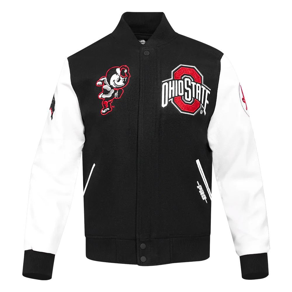 OHIO STATE UNIVERSITY CLASSIC MEN'S WOOL VARSITY JACKET