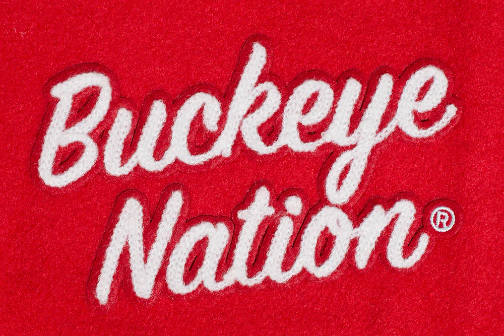 OHIO STATE UNIVERSITY CLASSIC WOMEN'S WOOL VARSITY JACKET