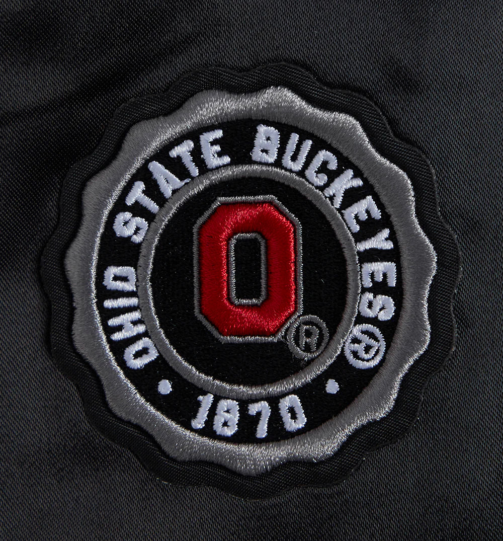 OHIO STATE UNIVERSITY CLASSIC WOMEN'S RIB SATIN JACKET