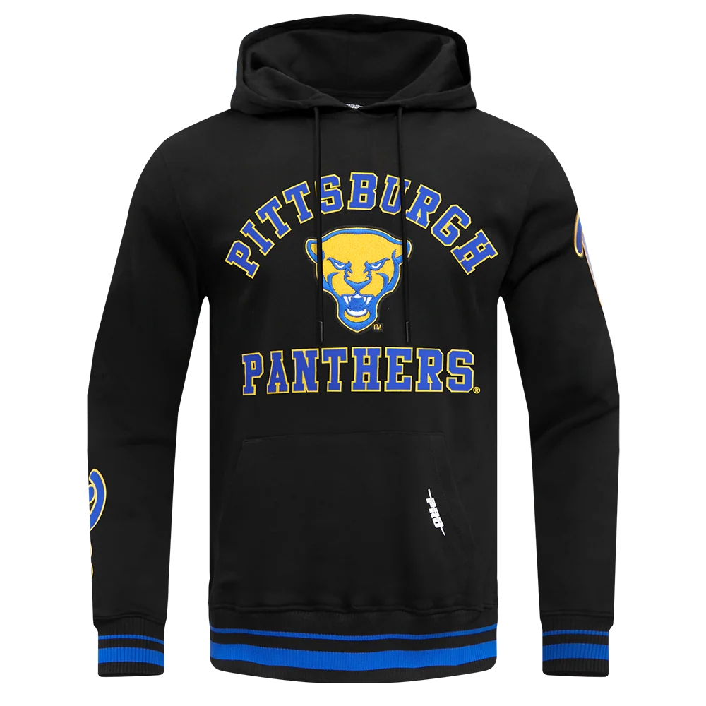 UNIVERSITY OF PITTSBURGH CLASSIC MEN'S STACKED LOGO PULLOVER HOODIE