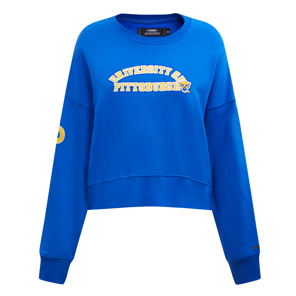 COLLEGE UNIVERSITY OF PITTSBURGH CLASSIC FLEECE CREWNECK