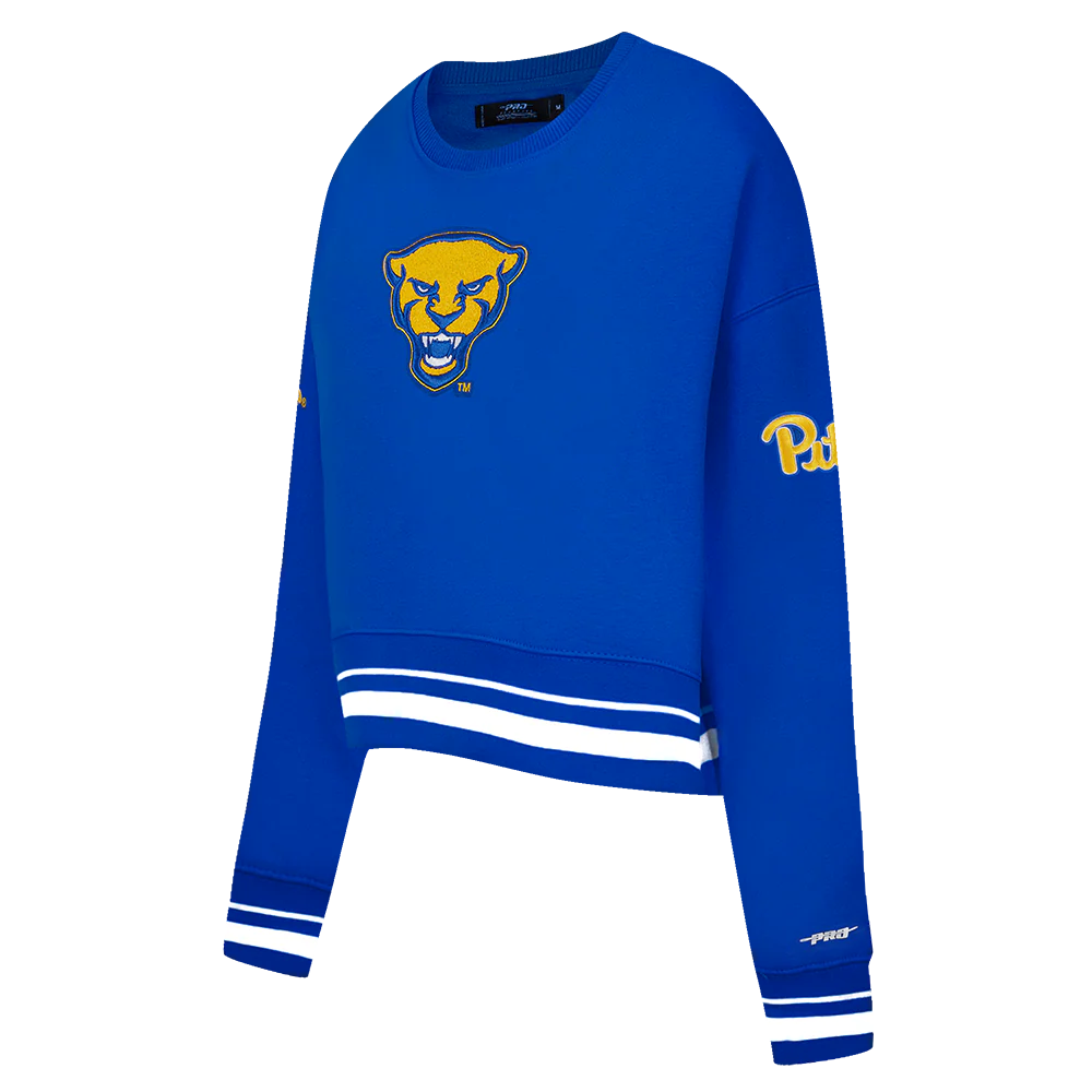 UNIVERSITY OF PITTSBURGH CLASSIC WOMEN'S RIB FLC CREWNECK