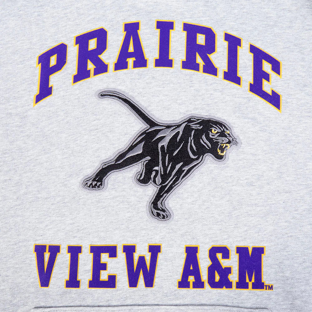 PRAIRIE VIEW A&M UNIVERSITY CLASSIC MEN'S STACKED LOGO PO HOODIE