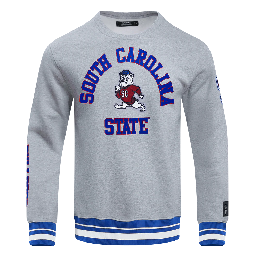 SOUTH CAROLINA STATE UNIVERSITY CLASSIC MEN'S STACKED LOGO CREWNECK