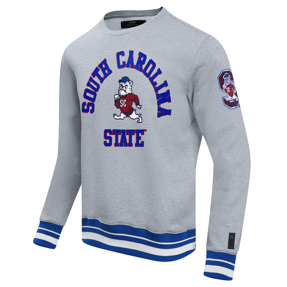 SOUTH CAROLINA STATE UNIVERSITY CLASSIC MEN'S STACKED LOGO CREWNECK