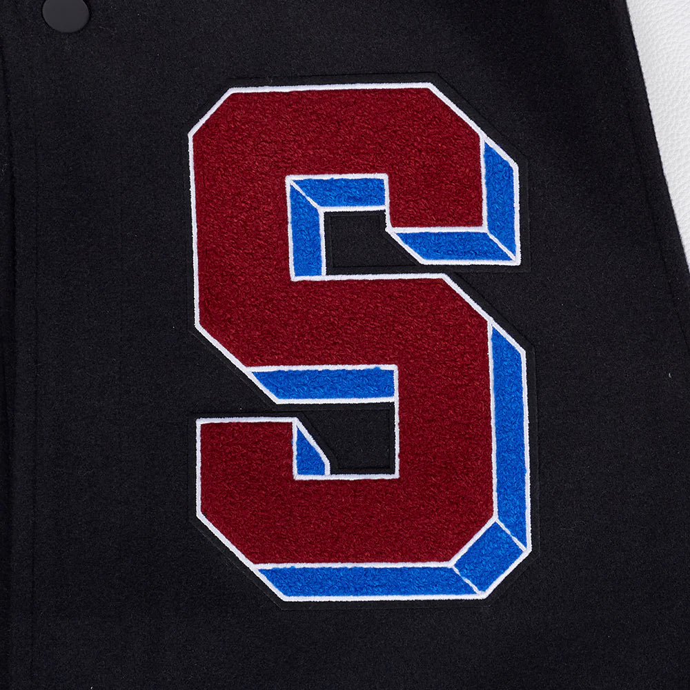 SOUTH CAROLINA STATE UNIVERSITY CLASSIC RIB WOOL VARSITY JACKET