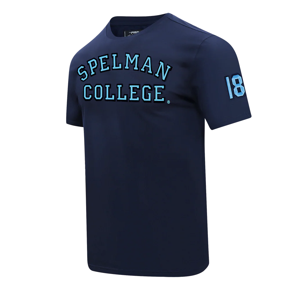 SPELMAN COLLEGE CLASSIC MEN'S STACKED LOGO TEE