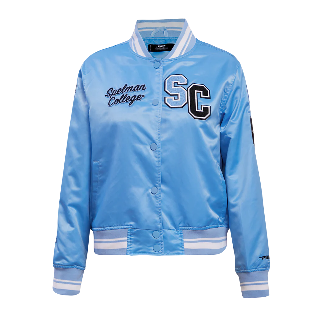SPELMAN COLLEGE CLASSIC RIB SATIN JACKET