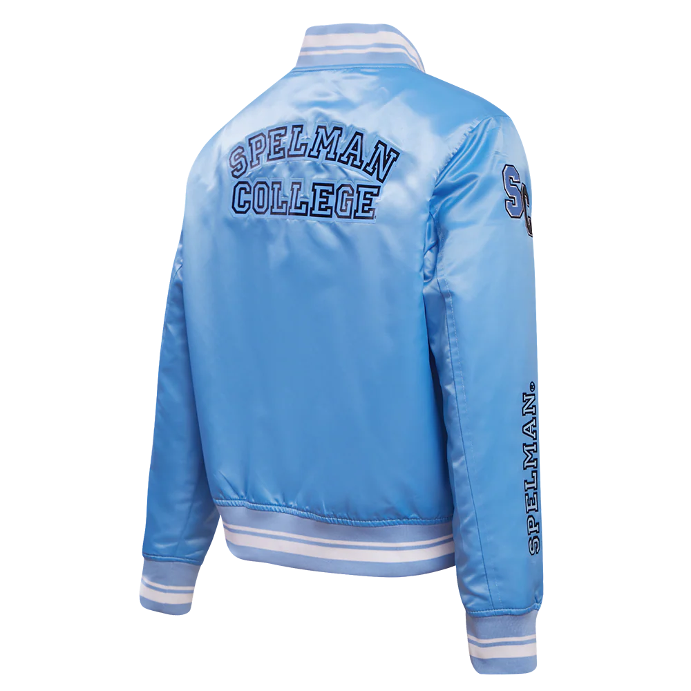 SPELMAN COLLEGE CLASSIC RIB SATIN JACKET