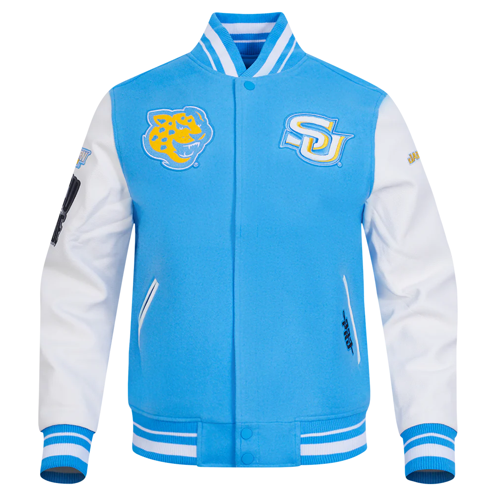 SOUTHERN UNIVERSITY CLASSIC RIB WOOL VARSITY JACKET