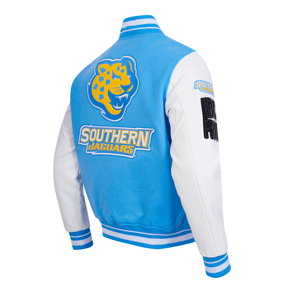 SOUTHERN UNIVERSITY CLASSIC RIB WOOL VARSITY JACKET