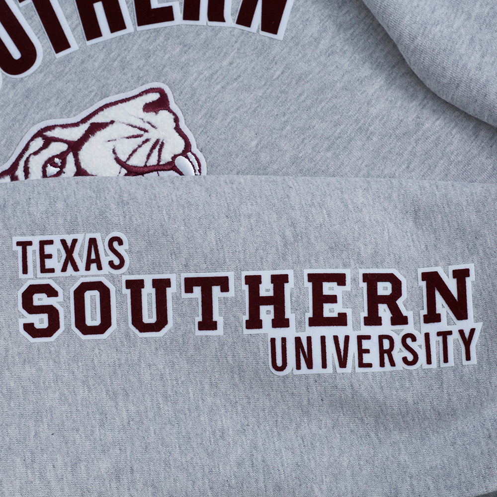 TEXAS SOUTHERN UNIVERSITY CLASSIC MEN'S STACKED LOGO PULLOVER HOODIE