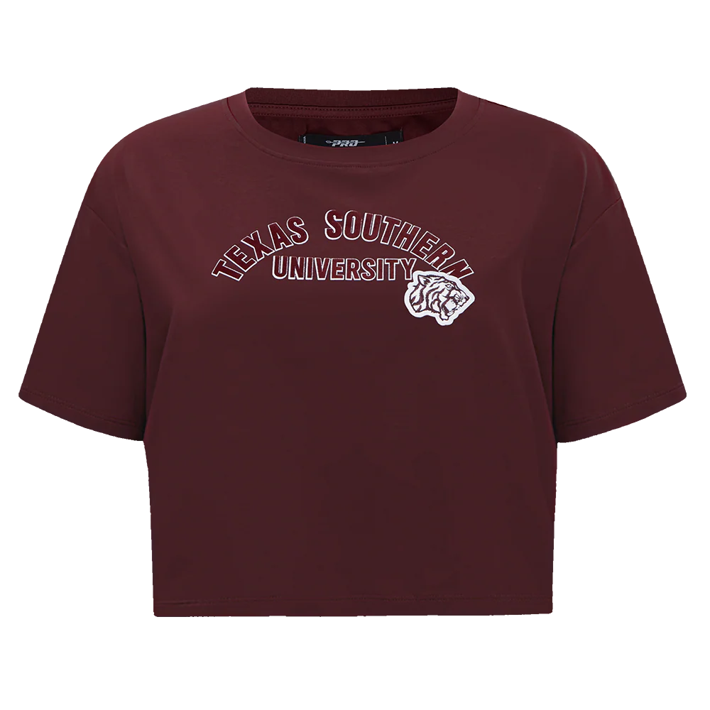 TEXAS SOUTHERN UNIVERSITY CLASSIC SINGLE JERSEY BOXY TEE
