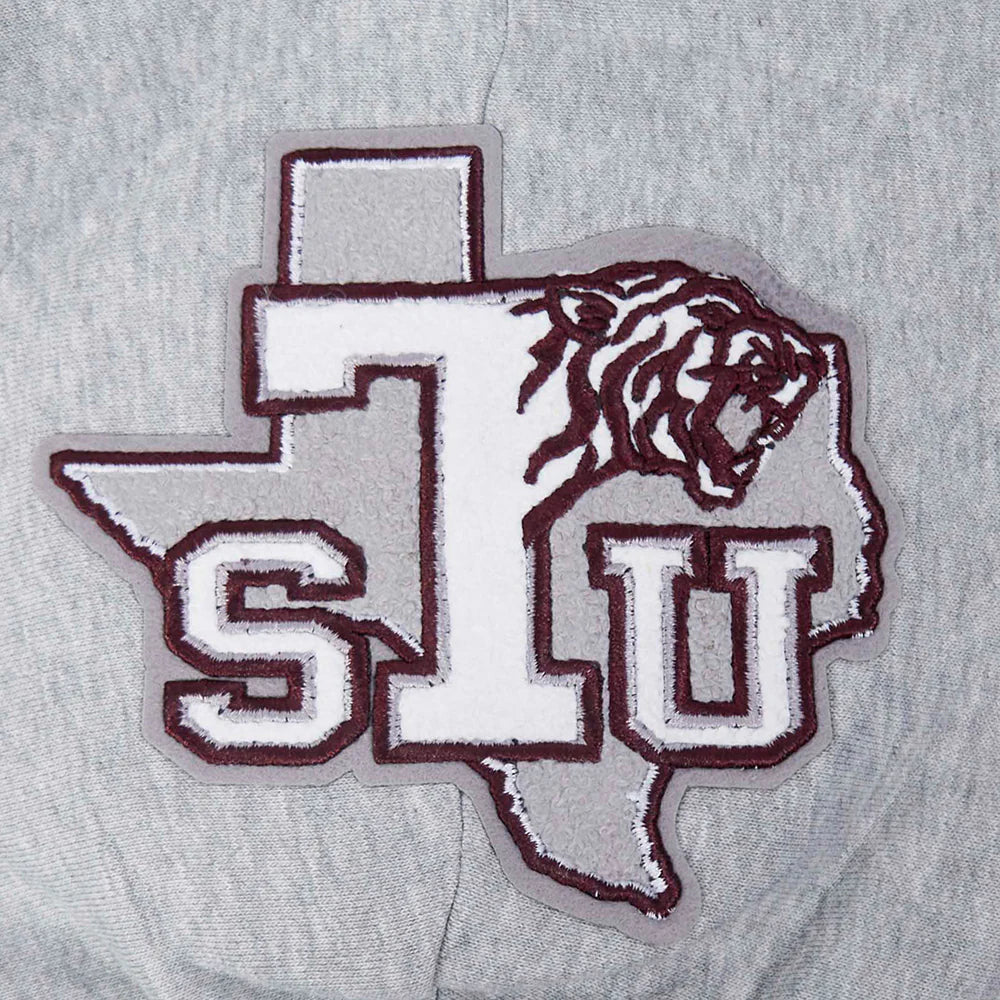 TEXAS SOUTHERN UNIVERSITY CLASSIC WOMEN'S FLEECE CROPPED PULLOVER HOODIE