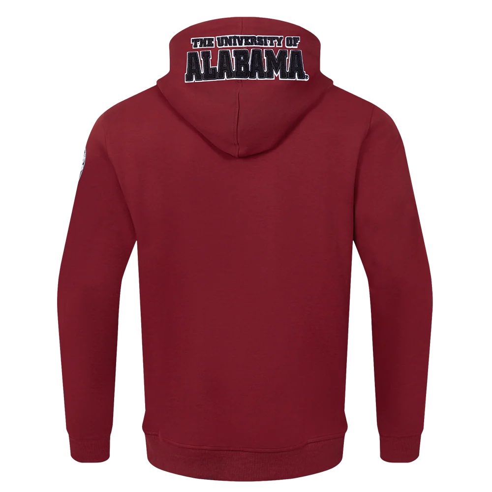 UNIVERSITY OF ALABAMA CLASSIC MEN'S FULL ZIP PULLOVER HOODIE