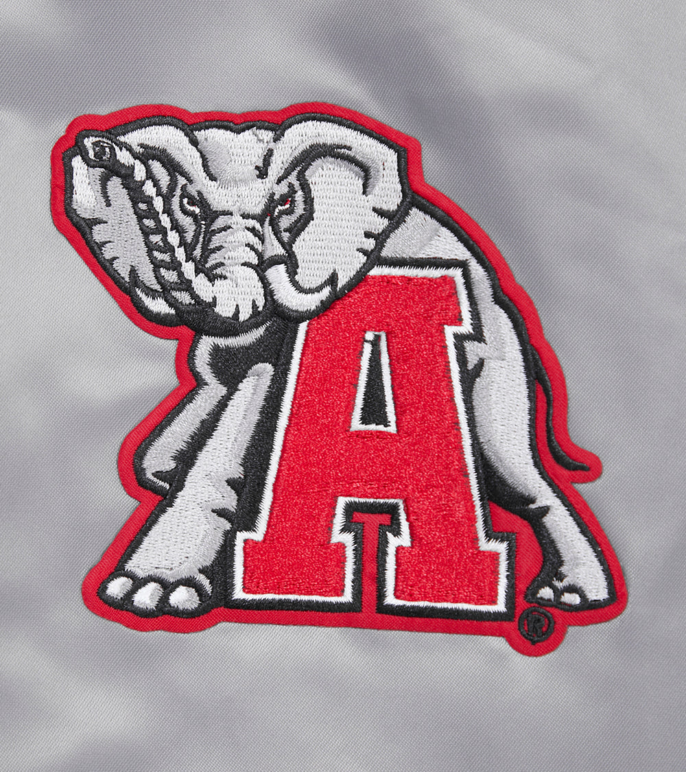 UNIVERSITY OF ALABAMA CLASSIC RIB SATIN JACKET