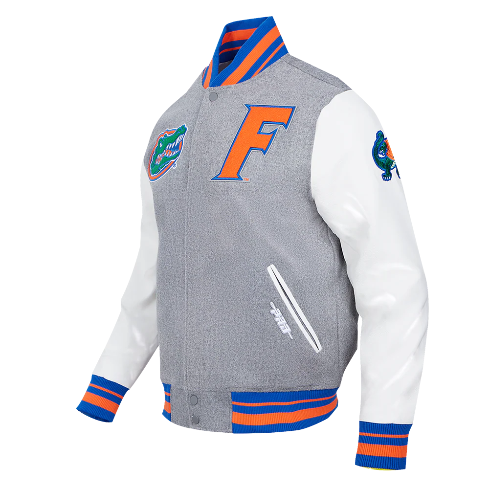 UNIVERSITY OF FLORIDA CLASSIC RIB WOOL VARSITY JACKET