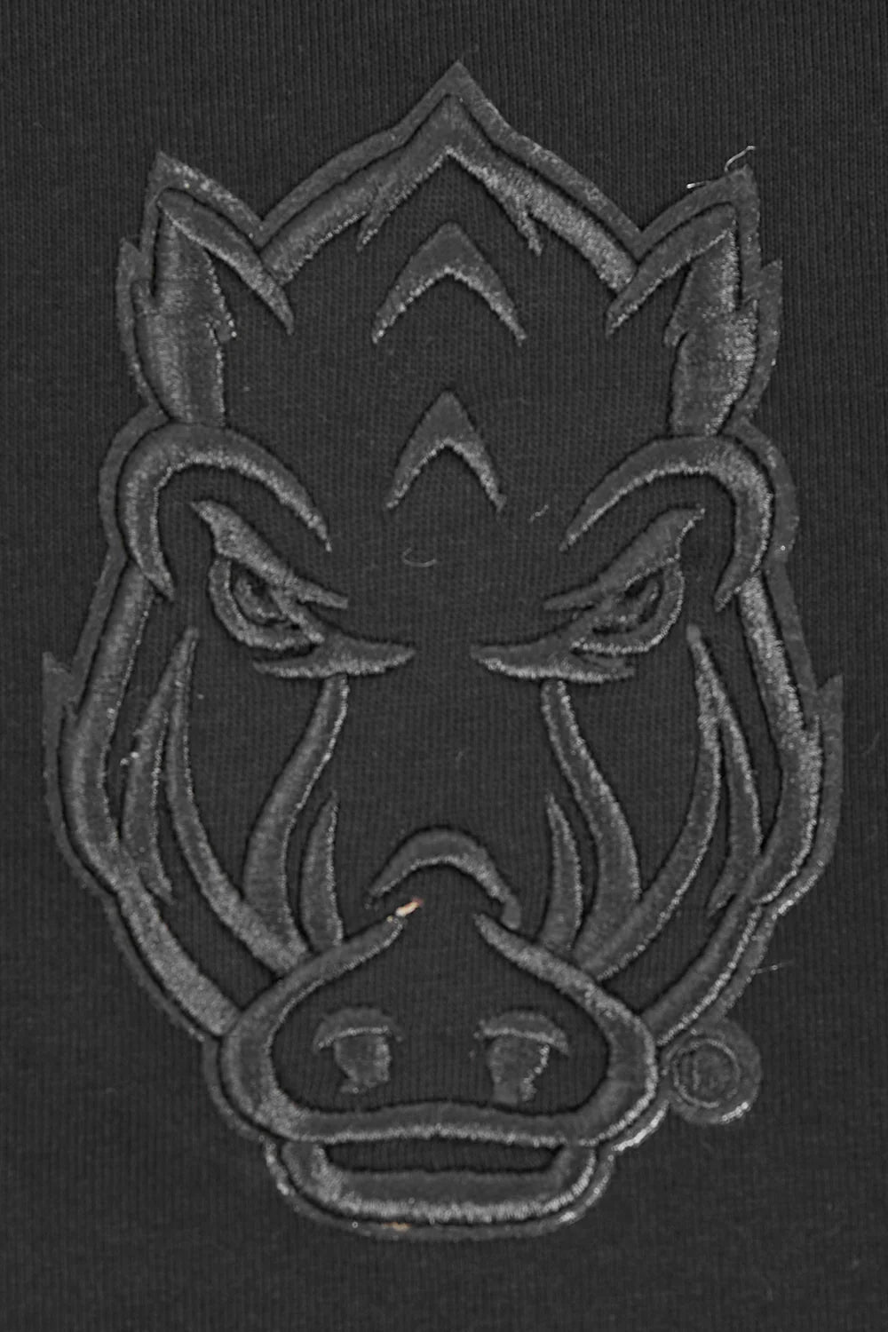 UNIVERSITY OF ARKANSAS NEUTRAL COTTON JERSEY DROP SHOULDER TEE