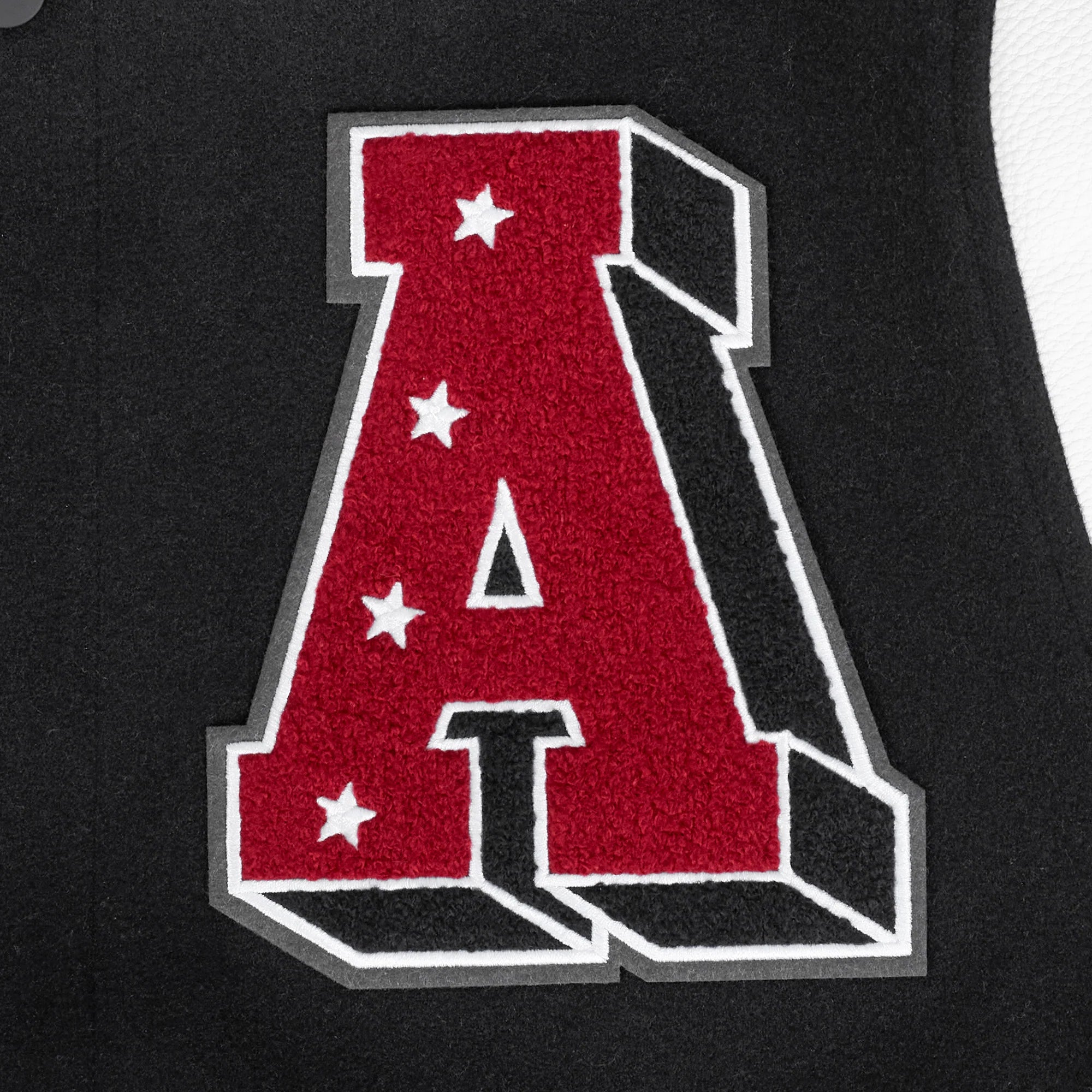 UNIVERSITY OF ARKANSAS CLASSIC MEN'S RIB WOOL VARSITY JACKET