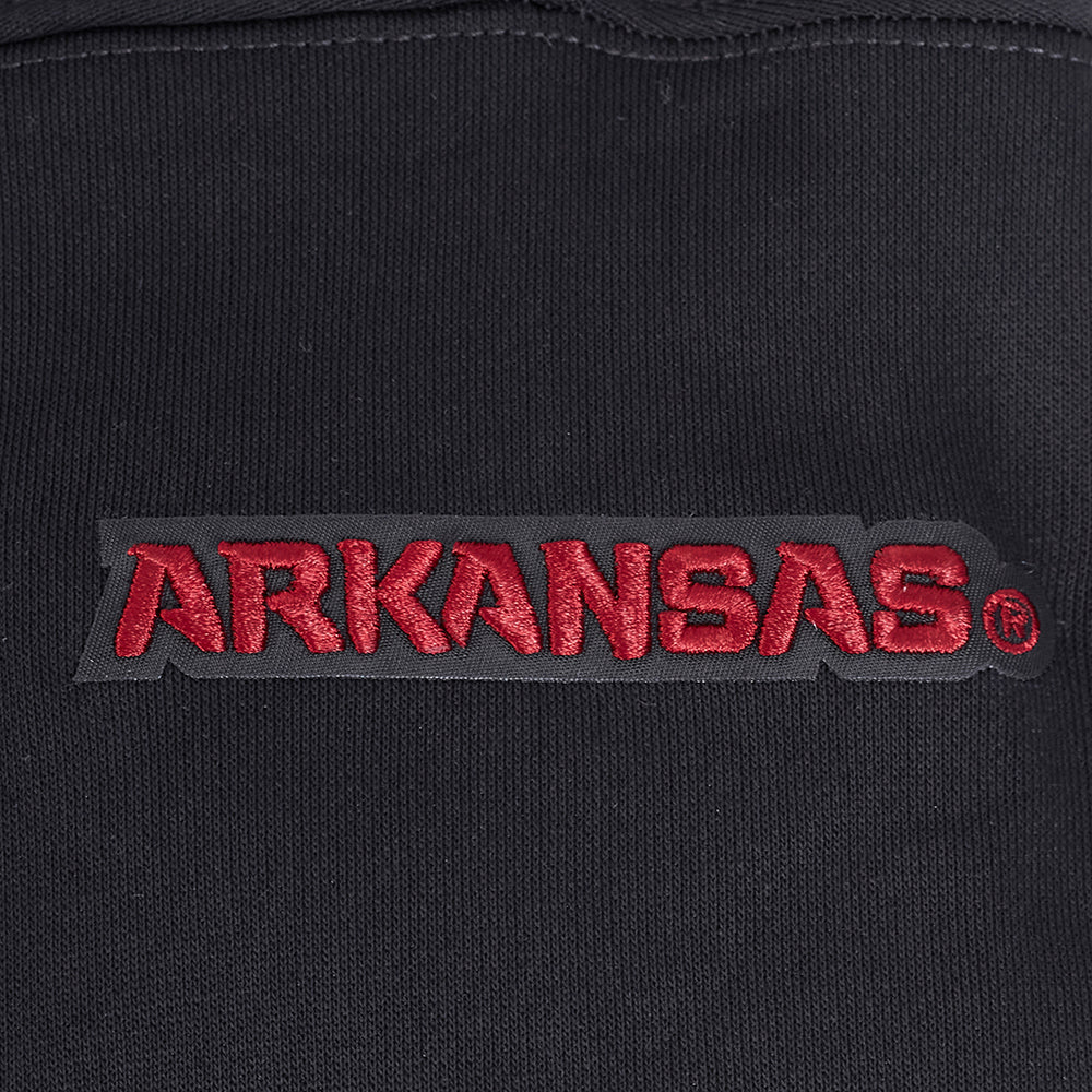 UNIVERSITY OF ARKANSAS FAYETTEVILLE CLASSIC WOMEN'S RIB FLEECE CREWNECK