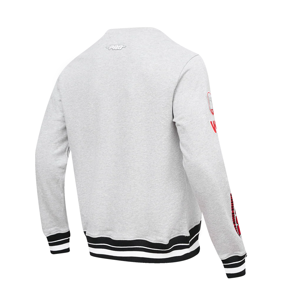 WINSTON SALEM STATE UNIVERSITY CLASSIC MEN'S STACKED LOGO CREWNECK