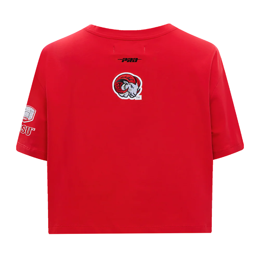 WINSTON-SALEM STATE UNIVERSITY CLASSIC WOMEN'S SINGLE JERSEY BOXY TEE