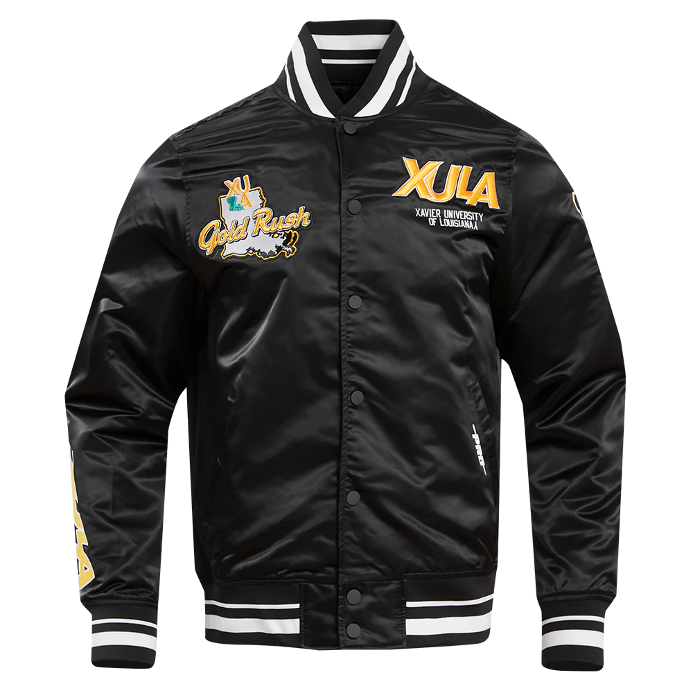 XAVIER UNIVERSITY OF LOUISIANA HOMECOMING RIB MEN'S SATIN JACKET