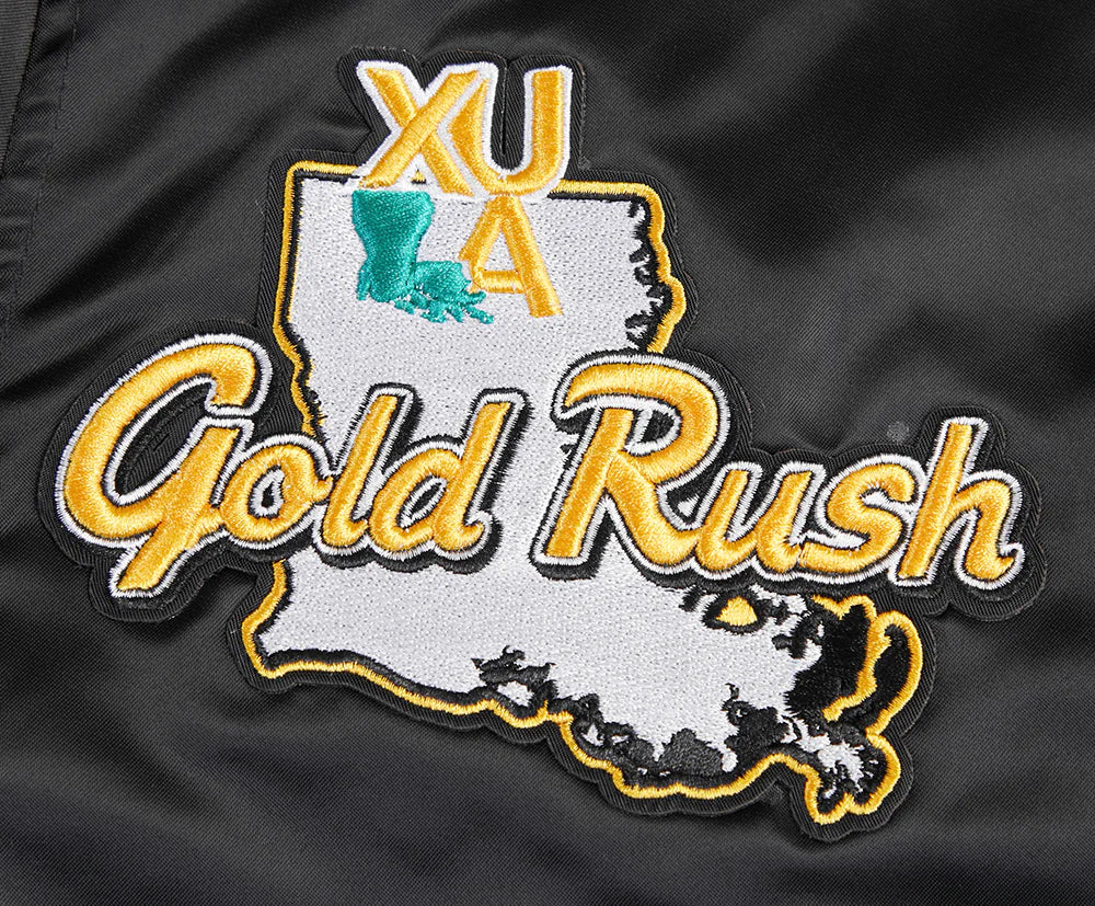 XAVIER UNIVERSITY OF LOUISIANA HOMECOMING RIB MEN'S SATIN JACKET