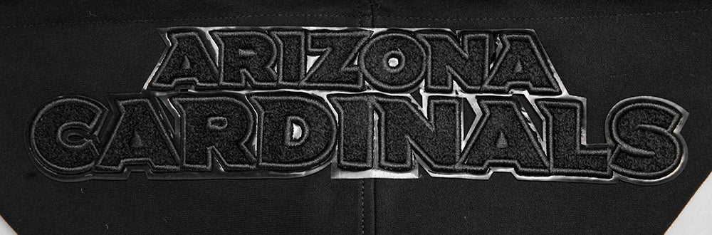 NFL ARIZONA CARDINALS TRIPLE BLACK MEN'S DK FZ HOODIE