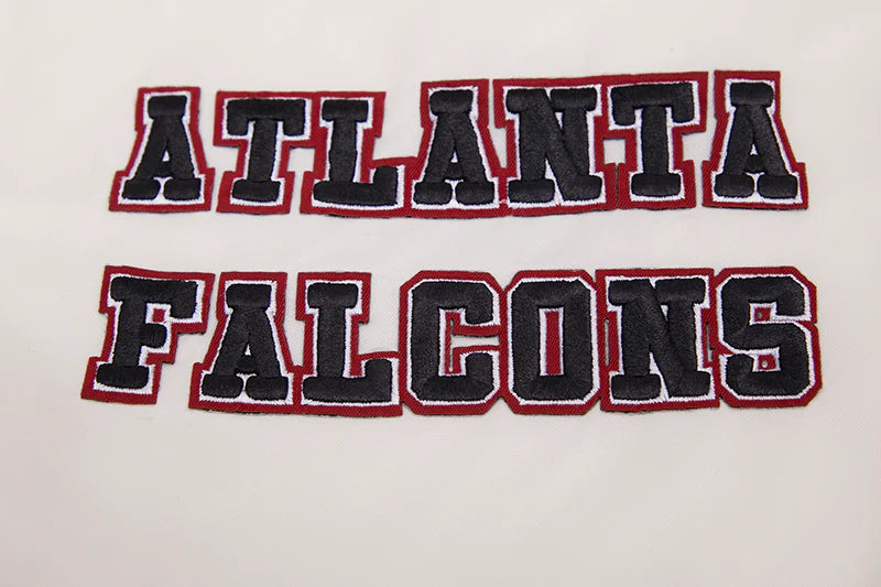 NFL ATLANTA FALCONS RETRO CLASSIC MEN'S RIB SATIN JACKET