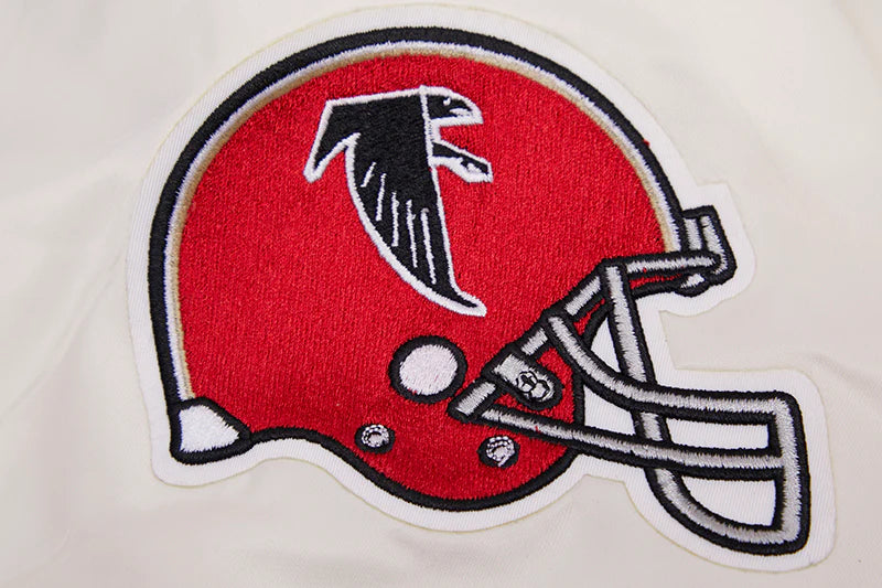 NFL ATLANTA FALCONS RETRO CLASSIC MEN'S RIB SATIN JACKET