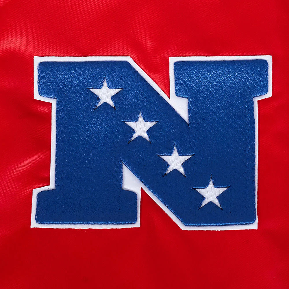 NFL ATLANTA FALCONS RETRO CLASSIC MEN'S RIB SATIN JACKET