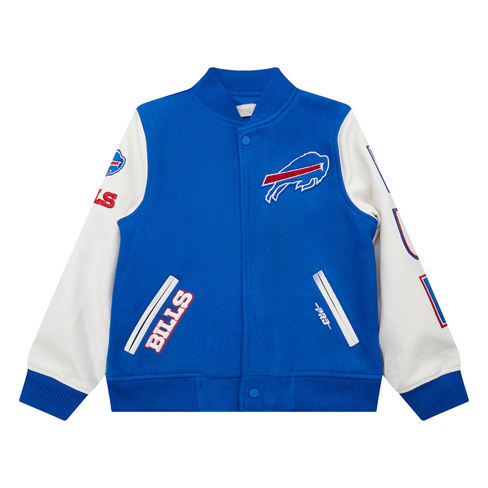NFL BUFFALO BILLS CLASSIC BIG BOYS WOOL VARSITY JACKET